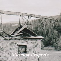 Corbin railroad trestle looking east.