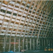 Interior of Johnson & Westover barn.