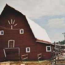 Johnson & Westover barn north of Clancy.