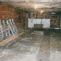 Interior of Johnson & Westover barn built 1946.