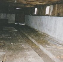 Interior of Johnson & Westover barn built 1946.