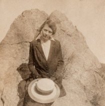 Woman at Marks Ranch.