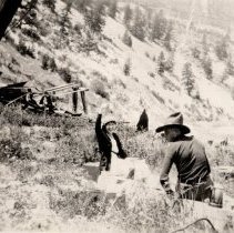 Florence and Merle Marks at Hauser Lake.