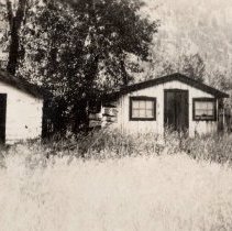 Woman at Wolf Creek, Montana.