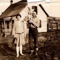 Evelyn, Merle, and Douglas Marks.