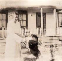 House in Clancy area that burned in 1935.