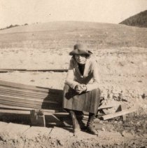 1930's lady at the Marks Ranch.