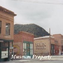 Basin Street of Basin, Montana.