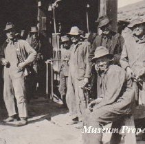 Miners at Comet Mine.