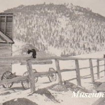 Comet with ore tipple in the background.