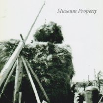 Hay stacking on Haab Ranch.