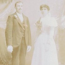 John and Cathern Haab on their wedding day.