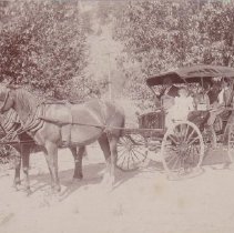 John Sockerson with his family in Basin.