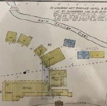 1927 Alhambra Hot Springs map.