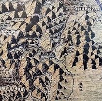 Close up of 1893 map showing Jefferson County area.