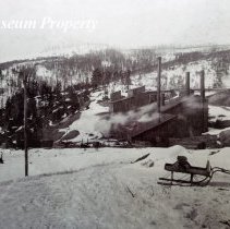 Mine and mill buildings in Basin.