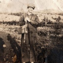 Woman fishing at Marks Ranch.