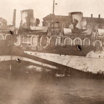 Amidship of the USS Orizaba during WW I.