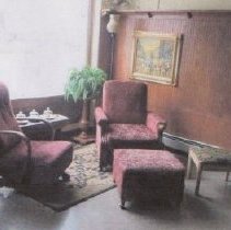 Interior of the Bordern Hotel in Whitehall.