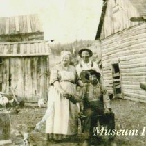 Mary McEachern Conway with her son John, and  seated Francis Conway.