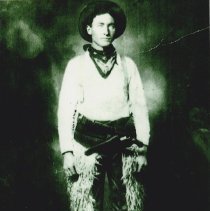John D. McEachern in his cowboy attire.