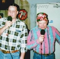 Tom Reilly and Larry Bloxom at Chubby's.