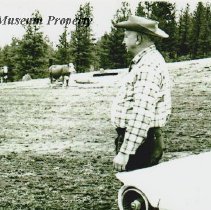Walter Westover on his ranch.