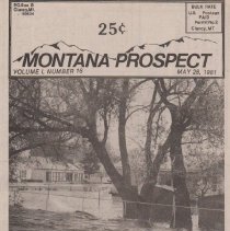 Newspaper report of 1981 Clancy flood.