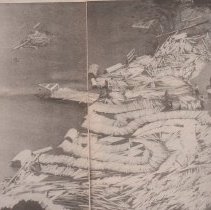 Marks Miller Pole Yard in 1981 flood