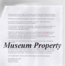 Henry McCormick Letter January 6, 1872