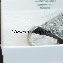 Smoky Quartz with druzy coating