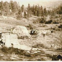 Mann Family Ranch Barn and Haystack
