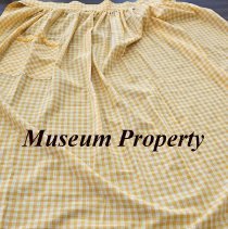 Yellow & White Gingham Apron