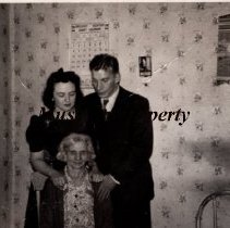 Mary Malloy, John Saari, and Amanda Saari