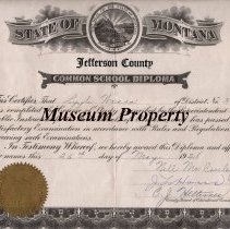 Lyyli Waara Common School Diploma