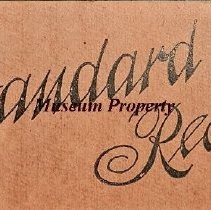 Financial Secretary's Cash Book