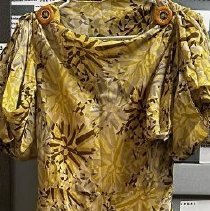 Yellow & Brown Dress