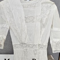 White Sheer Cotton Dress