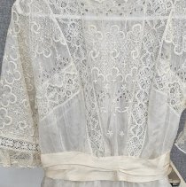 White Muslin/Gauze Graduation Gown