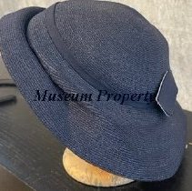 Black Straw Woven Hat