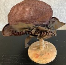 Brown Woven Hat