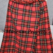 Red Plaid Skirt