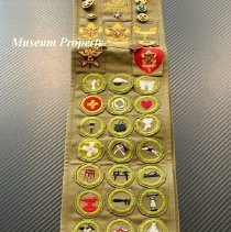 Boy Scout Merit Badge Sash
