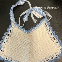 White Crochet Bib