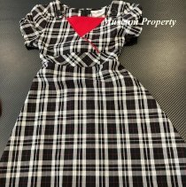 Black & White Plaid Dress