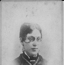 woman with glasses