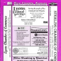 2019.38.9 2008 Rice County, Kansas, Land Owner Maps