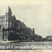 West Side of the Square in Lyons, Kansas