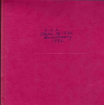 Alden High School Class of 1932 Reunion Scrapbook