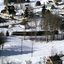 A2021_018_023 - Rossland Bc. Cpr Train Descending Through Rossglen To Trail